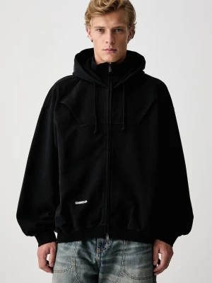 Vetements Upside-down bluza z kapturem męska z bawełną
