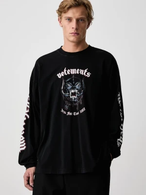 Vetements Vetements x Motorhead longsleeve męski bawełniany