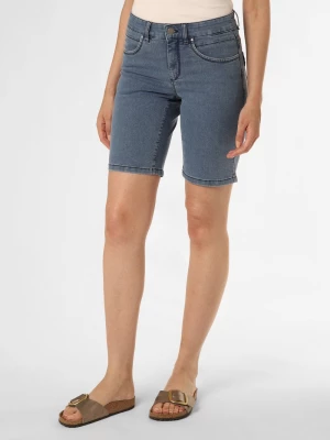 VG Damskie spodenki jeansowe Kobiety Jeansy niebieski jednolity,