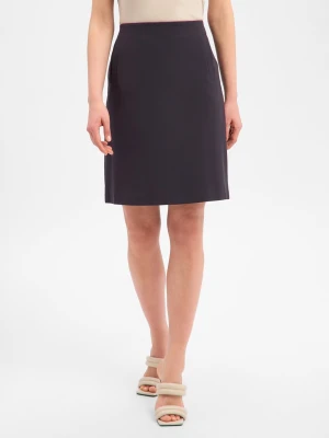 VG Spódnica ołówkowa damska Kobiety Sztuczne włókno czarny,