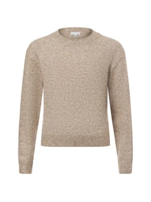 VG Sweter damski z zawartością wełny Kobiety szary|brązowy jednolity,