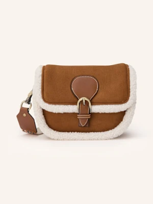 Viamailbag Torba Na Ramię Agnes Suede braun