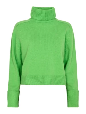 Vibrant Green Mero Crop Sweter Co'Couture