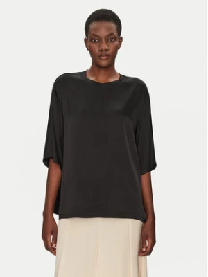 ViCOLO Bluzka TD0013 Czarny Relaxed Fit