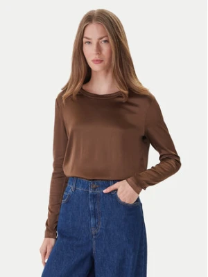 ViCOLO Bluzka TF0244 Brązowy Regular Fit