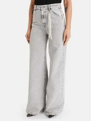 ViCOLO Jeansy DF5127 Szary Wide Fit