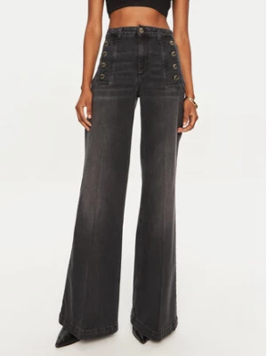 ViCOLO Jeansy DS0011 Czarny Wide Leg