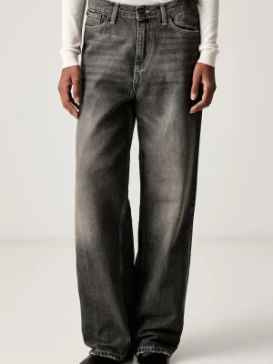 ViCOLO jeansy straight damskie szary