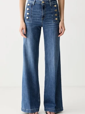 ViCOLO jeansy wide leg damskie