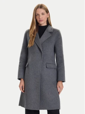 ViCOLO Płaszcz wełniany TF0073 Szary Regular Fit