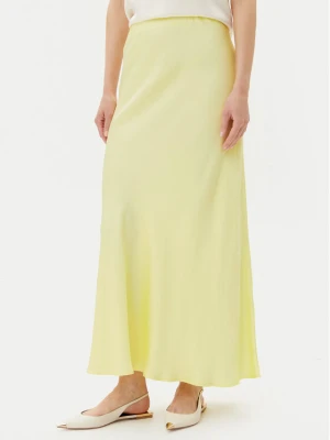 ViCOLO Spódnica maxi Gonna TD0472 Żółty Slim Fit