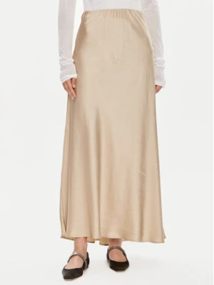 ViCOLO Spódnica maxi TB0342 Beżowy Regular Fit