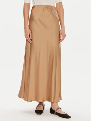 ViCOLO Spódnica maxi TB0342 Brązowy Regular Fit