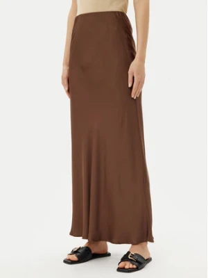 ViCOLO Spódnica maxi TD0472 Brązowy Slim Fit