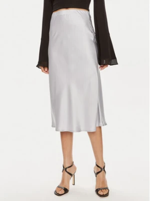 ViCOLO Spódnica midi TB0340 Szary Regular Fit