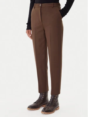 ViCOLO Spodnie materiałowe TF0229 Brązowy Regular Fit