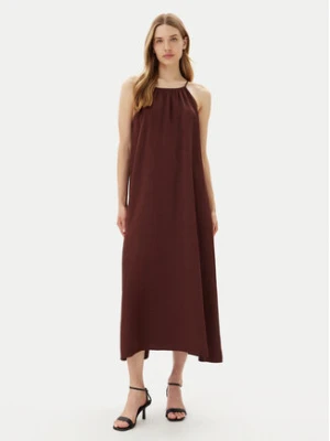 ViCOLO Sukienka letnia Abito TD0757 Brązowy Regular Fit