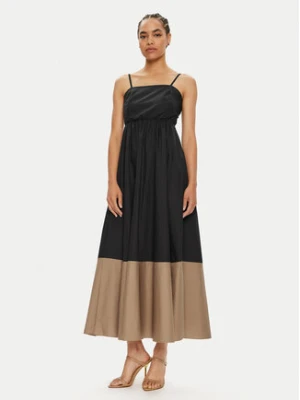 ViCOLO Sukienka letnia TB2499 Czarny Regular Fit