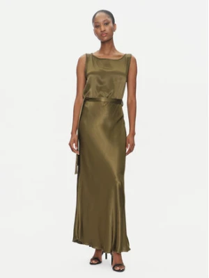 ViCOLO Sukienka wieczorowa TD0766 Khaki Regular Fit