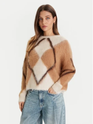 ViCOLO Sweter 55042F Écru Regular Fit