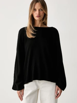 ViCOLO sweter damski z wełną czarny