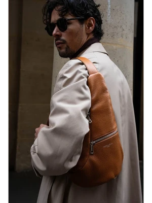 Victor & Hugo Paris Skórzana saszetka "Balt" w kolorze karmelowym - 35 x 30 x 10 cm rozmiar: onesize