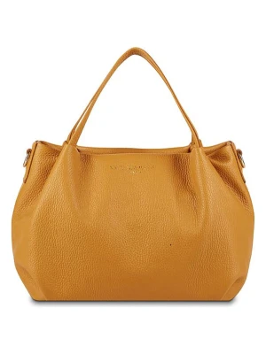 Victor & Hugo Paris Skórzana torebka "Allegra" w kolorze karmelowym - 30 x 20 x 14 cm rozmiar: onesize