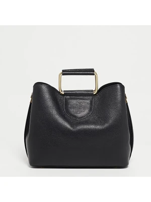 Victor & Hugo Paris Skórzana torebka "Biana" w kolorze czarnym - 29 x 25 x 13,5 cm rozmiar: onesize