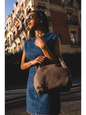 Victor & Hugo Paris Skórzana torebka "Elsa" w kolorze brązowym - 24 x 18 x 13 cm rozmiar: onesize