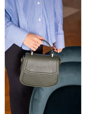 Victor & Hugo Paris Skórzana torebka "Gil" w kolorze khaki - 24 x 19 x 12 cm rozmiar: onesize