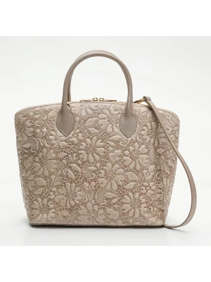 Victor & Hugo Paris Skórzana torebka "Madison" w kolorze żółtym - 38,5 x 27,5 x 15,7 cm rozmiar: onesize