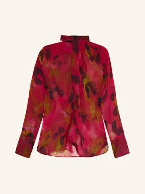 Victoria Beckham Bluzka Jedwabna rot