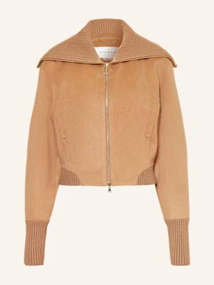 Victoria Beckham Bluzon Z Wełny beige