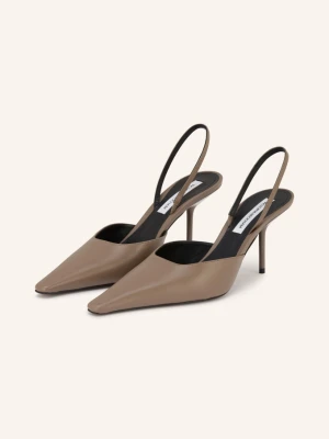 Victoria Beckham Czółenka Typu Slingback grau SZARY