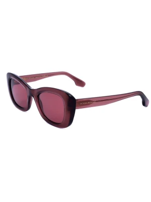 Victoria Beckham Damskie okulary przeciwsłoneczne w kolorze bordowo-czerwonym rozmiar: 50