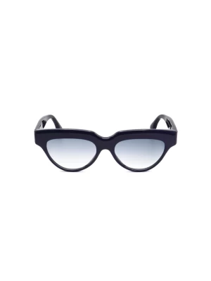 Victoria Beckham Damskie okulary przeciwsłoneczne w kolorze granatowo-błękitnym rozmiar: 53