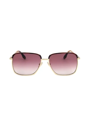 Victoria Beckham Damskie okulary przeciwsłoneczne w kolorze złoto-różowym rozmiar: 59