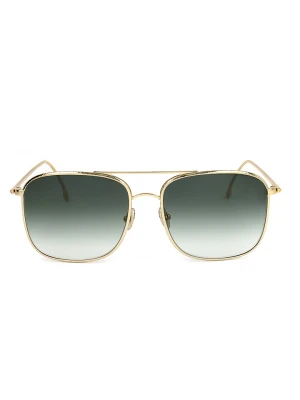 Victoria Beckham Damskie okulary przeciwsłoneczne w kolorze złoto-zielonym rozmiar: 59