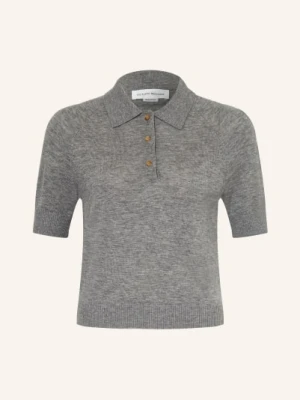 Victoria Beckham Dzianinowa Koszulka Polo grau