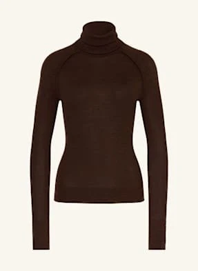 Victoria Beckham Golf Z Wełny Merino braun