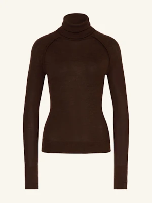 Victoria Beckham Golf Z Wełny Merino braun