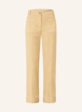 Victoria Beckham Jeansy Flare Alina gelb