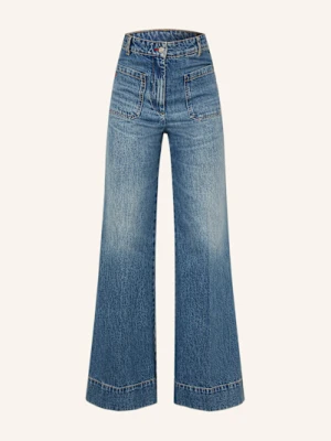 Victoria Beckham Jeansy Straight Alina blau