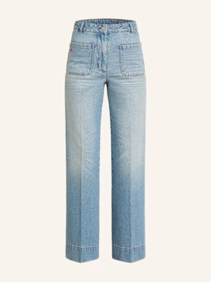 Victoria Beckham Jeansy Straight Alina blau
