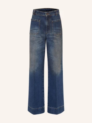 Victoria Beckham Jeansy Wide Leg Alina blau 8568 DARK VINTAGE WASH