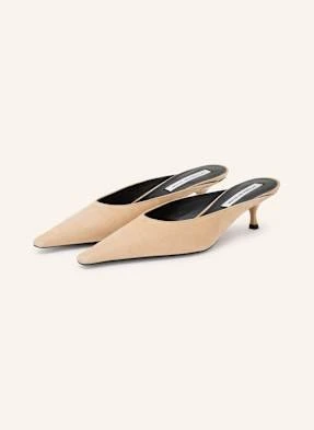 Victoria Beckham Klapki Typu Mules beige