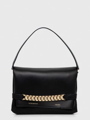 Victoria Beckham kopertówka skórzana Chain Pouch kolor czarny B223AAC004769A