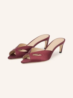 Victoria Beckham Mule Harlow Mask Z Wycięciami rot CIEMNOCZERWONY