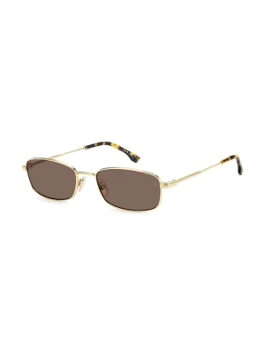 Victoria Beckham okulary przeciwsłoneczne damskie złoty