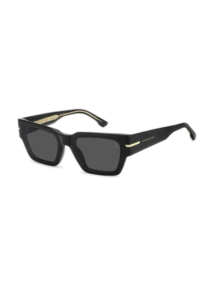 Victoria Beckham okulary przeciwsłoneczne kocie oczy damskie czarny
